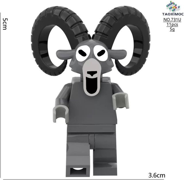 Yiran toy Nachtwald Spielcharaktere Bausteine Hirsch Eule Statue - Bild 1