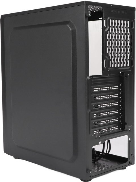 Aimo ATX Gaming Desktop-Gehäuse in Schwarz mit USB-C und hoher Wärmeableitung - Bild 1
