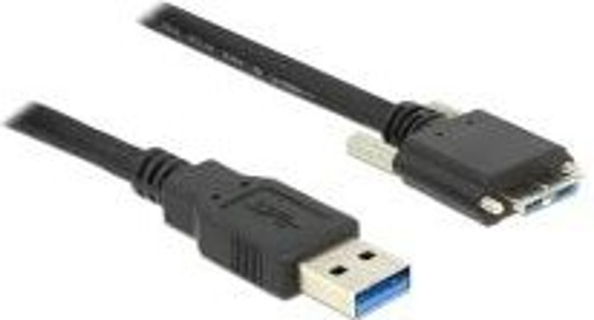 Delock USB-Kabel USB-A auf Micro-USB 3.0 in Schwarz, Länge: 3,00 m - Bild 2