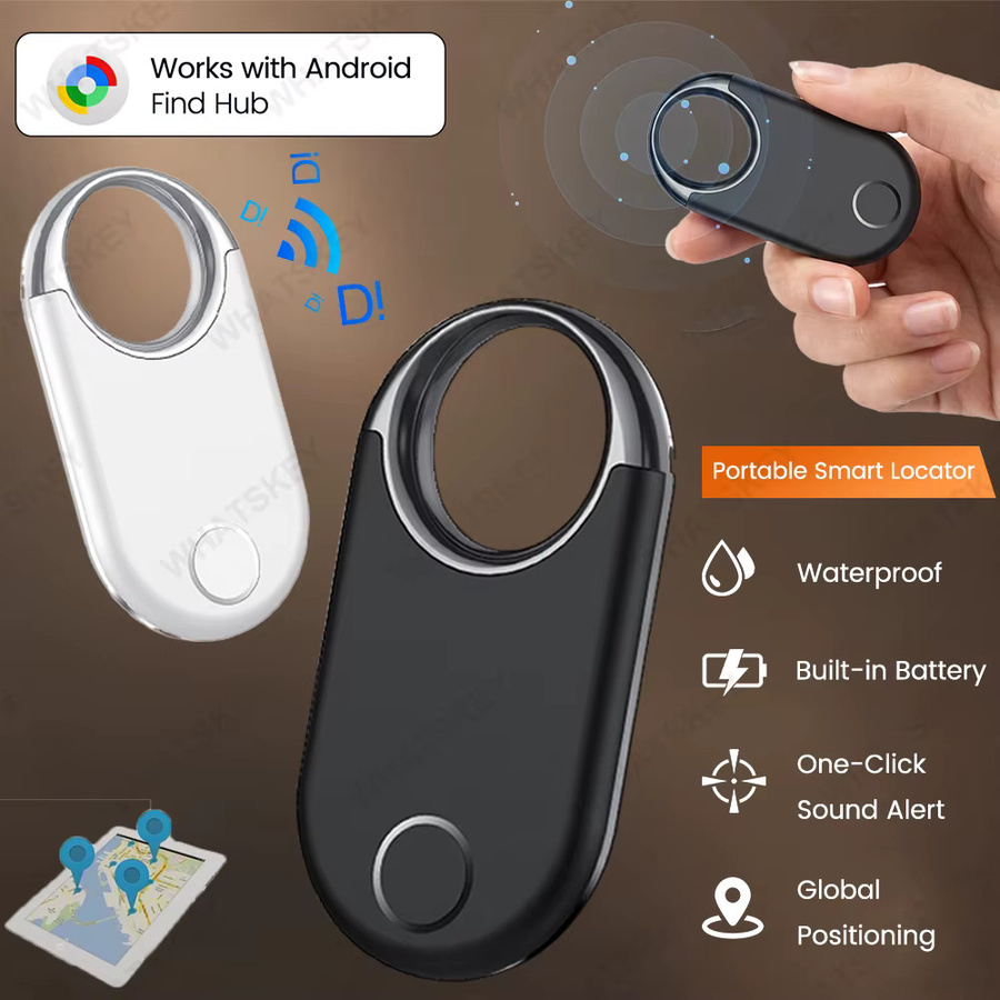 Peocke Android GPS Smart Tag in Weiß, Kompatibel mit Google Find My Device App, Anti-Verlust Gegenstandsfinder für Geldbörse, Schlüssel und Taschen - Bild 2