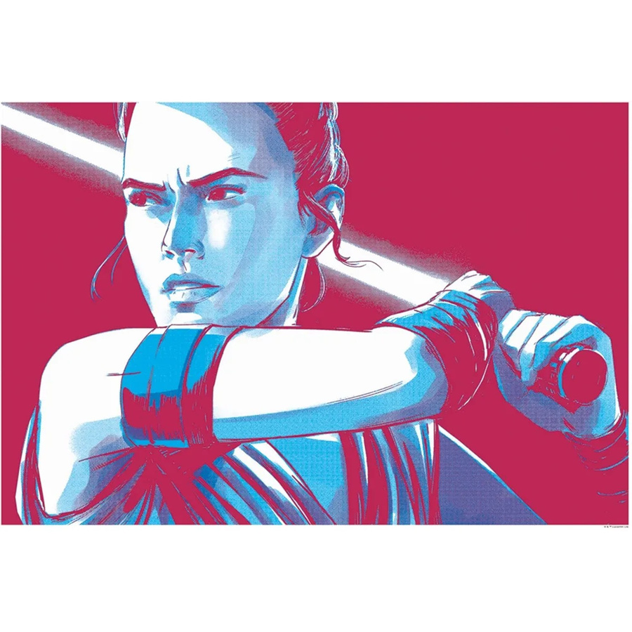 Komar Wandbild Star Wars Rey, bunt, B/H: 70 x 50 cm - Bild 2