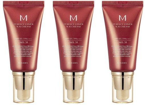 MISSHA M Perfect Cover BB Cream, 50 ml, Golden Beige, SPF42 PA+++ - Bild 1