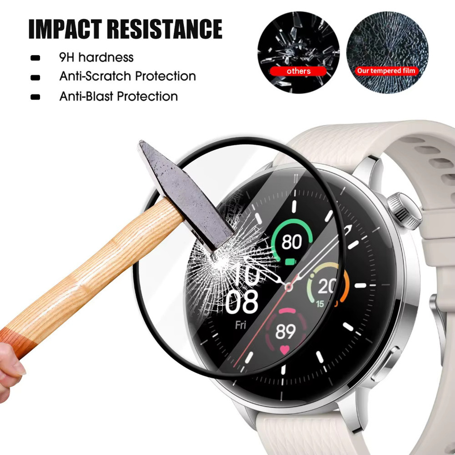 Displayschutzfolie für OnePlus Watch 3 43 mm, transparent, Unisex - Bild 4