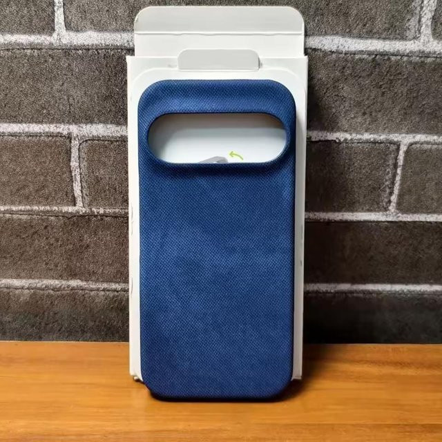 Stoßfeste Handyhülle im Denim-Look für Google Pixel 11 10 9 Pro XL 9A 8A 8 7 Pro 7A in Blau - Bild 1