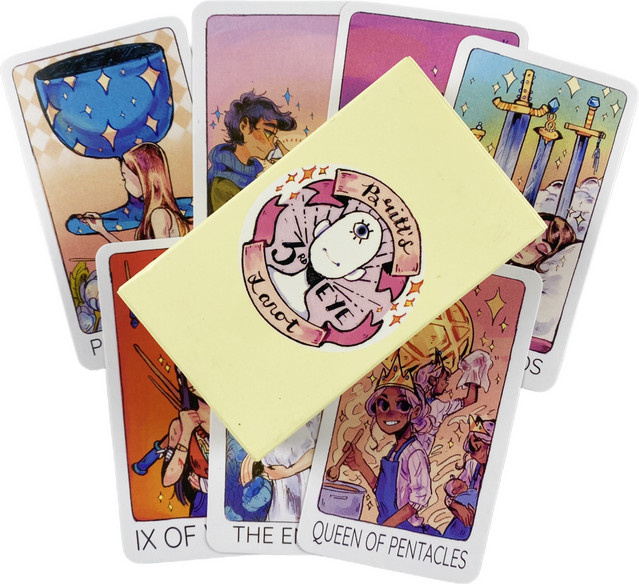 3 sprouts 3. Auge Tarot Karten, Brettspiel, Fantasy, Partyspiel - Bild 1