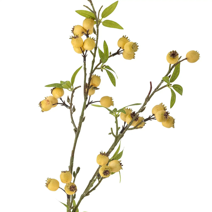 Bloomingville Tak Kunstblumen Hawthorn in Gelb - Bild 1