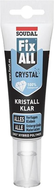 Soudal Fix All Crystal MS-Polymer Dichtstoff Transparent 130 g - Bild 1