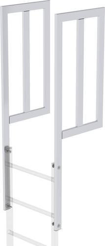 MUNK Günzburger Steigtechnik Ausstiegsholm Geländeransatz aus Aluminium in Silber/Blank - Bild 1