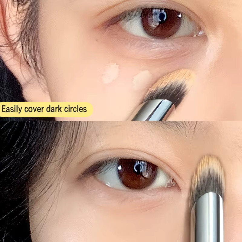 2 Stück Concealer-Pinsel, fingerförmig, Polyesterborsten - Bild 3