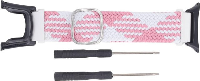 Neoglint Uhrenarmband Nylon, geflochten, rosa, Unisex - Bild 1