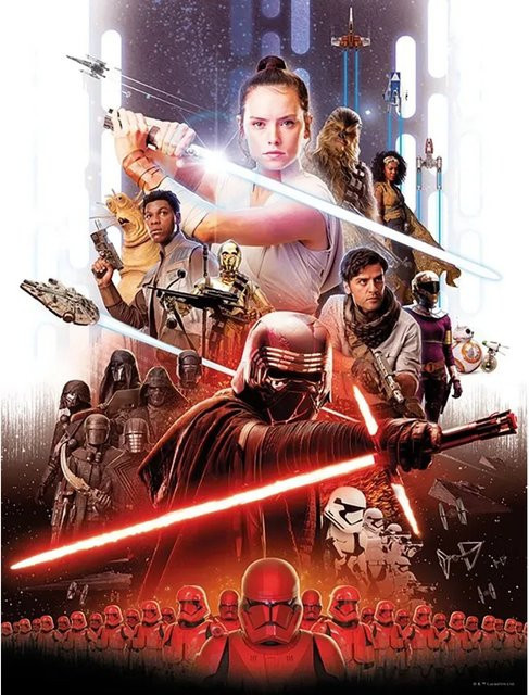 Komar Wandbild Star Wars Rey Paper Poster Multicolor B: 30 cm, H: 40 cm - Bild 1