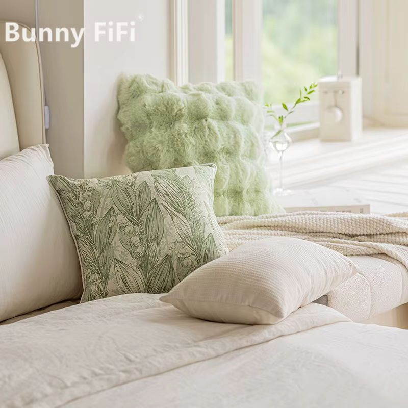 BUNNY FiFi Wurfkissen Square in Green - Bild 2