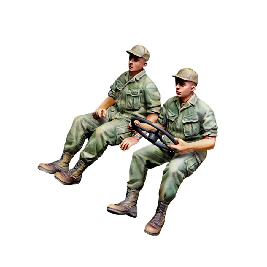 MEEKLION MODEL US Artillery Crew, unbemalter Harzmodellbausatz, 1/35 - Bild 4