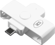 ACS ACR39U-NF Smartcard-Lesegerät für Indoor, 4,8 MHz, USB 2.0, Weiß, ISO 7816 Parts 1-3, Class A-B-C (5 V, 3 V, 1.8 V), T=0, T=1, Memory Card Support - Bild 1