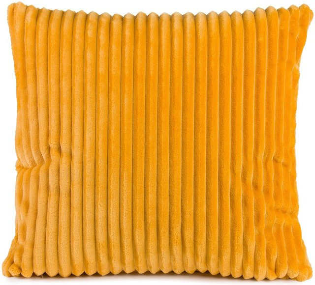 Kissen FINO von gozze, quadratisch, Gelb, mit grafischem Design aus Baumwolle und Polyester, Breite: 50,0 cm - Bild 1