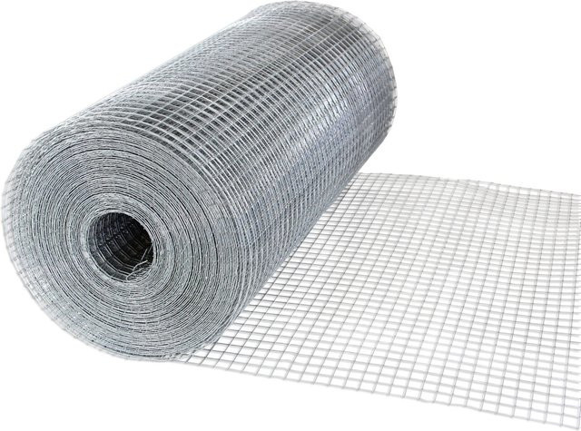 Armanet Armierungsgitter aus verzinktem Stahl in Silber, Breite: 0,5 m, Länge: 25 m - Bild 1