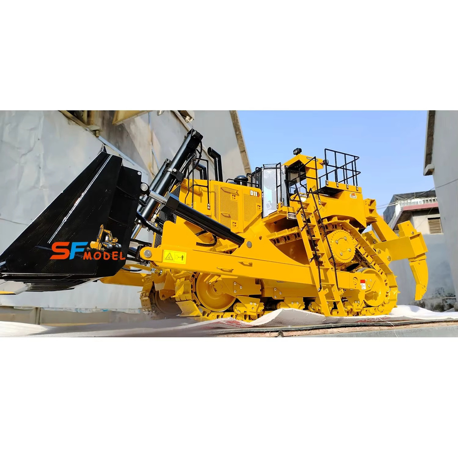 SMODELF D11t rc Bulldozer, Metall Modell, ferngesteuert, Gelb - Bild 2