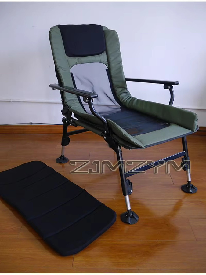 ZJMZYM Multifunktions Klappbett aus 600D Oxford Tuch in Grün für Camping und Büro - Bild 2