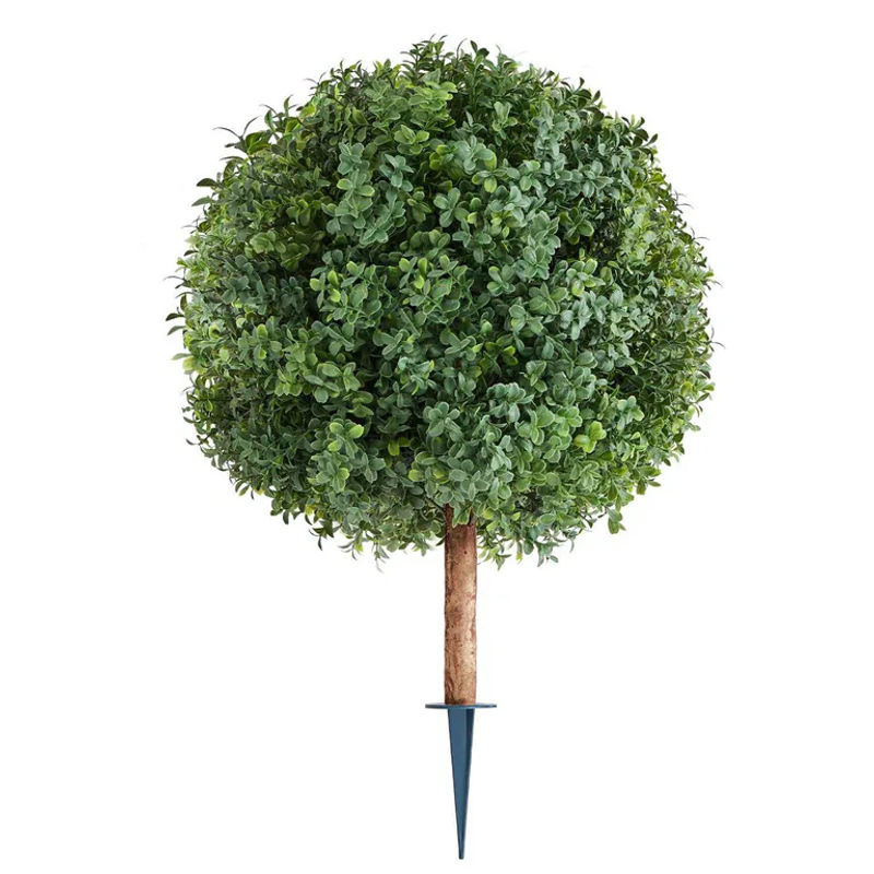 2er-Set Künstliche Buchsbaum-Formschnittbäume von Buying Solutions, MB in Grün mit Erdspieß, Topfpflanzen für die Dekoration, Höhe: 68,6 cm, Breite: 40 cm, Tiefe: 40 cm - Bild 9