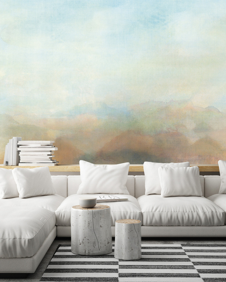 Nirvana Rio Wandbild Abstract Modern Multicolor B: 300 cm, H: 18 cm, T: 6 cm - Bild 1