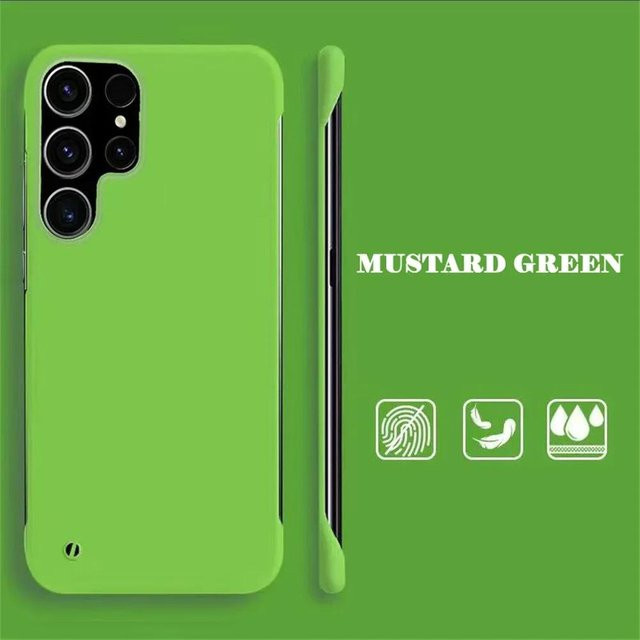 Ultraflaches rahmenloses Hartschalencover für Samsung Galaxy A57 A37 A56 A36 A17 A55 A54 A53 A52 A34 A33 A32 A24 in bunt matt - Bild 1