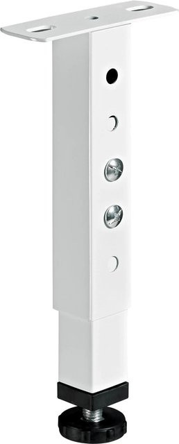 Hettich Bettfuß Weiß B/T/H: 36 x 35 x 200-300 mm - Bild 1