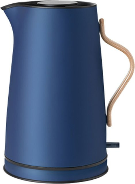 Stelton Emma Wasserkocher aus Edelstahl in Blau mit Kalkschutzfilter, 1,2 l - Bild 1