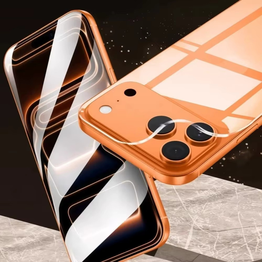 HD Clear Displayschutzfolie aus weichem TPU für Apple iPhone 17 Pro und iPhone 17 Pro Max, transparent, kratzfest und bruchsicher - Bild 3