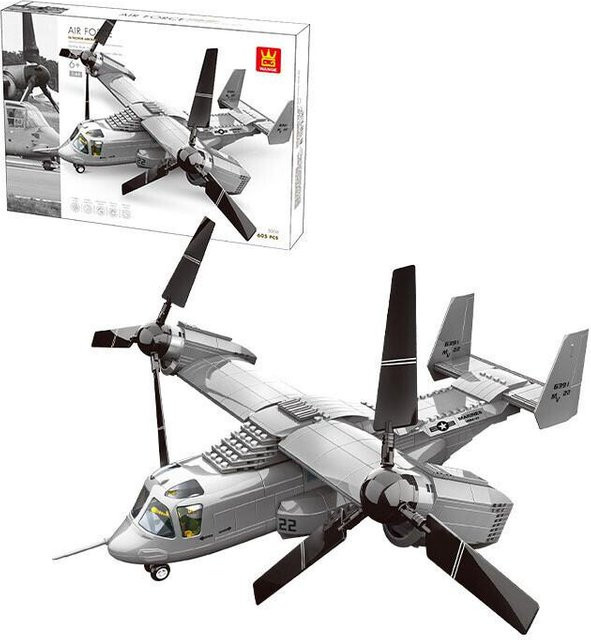 Avion Military Ein Flugzeugset, Modellbaustein, ab 6 Jahren - Bild 1