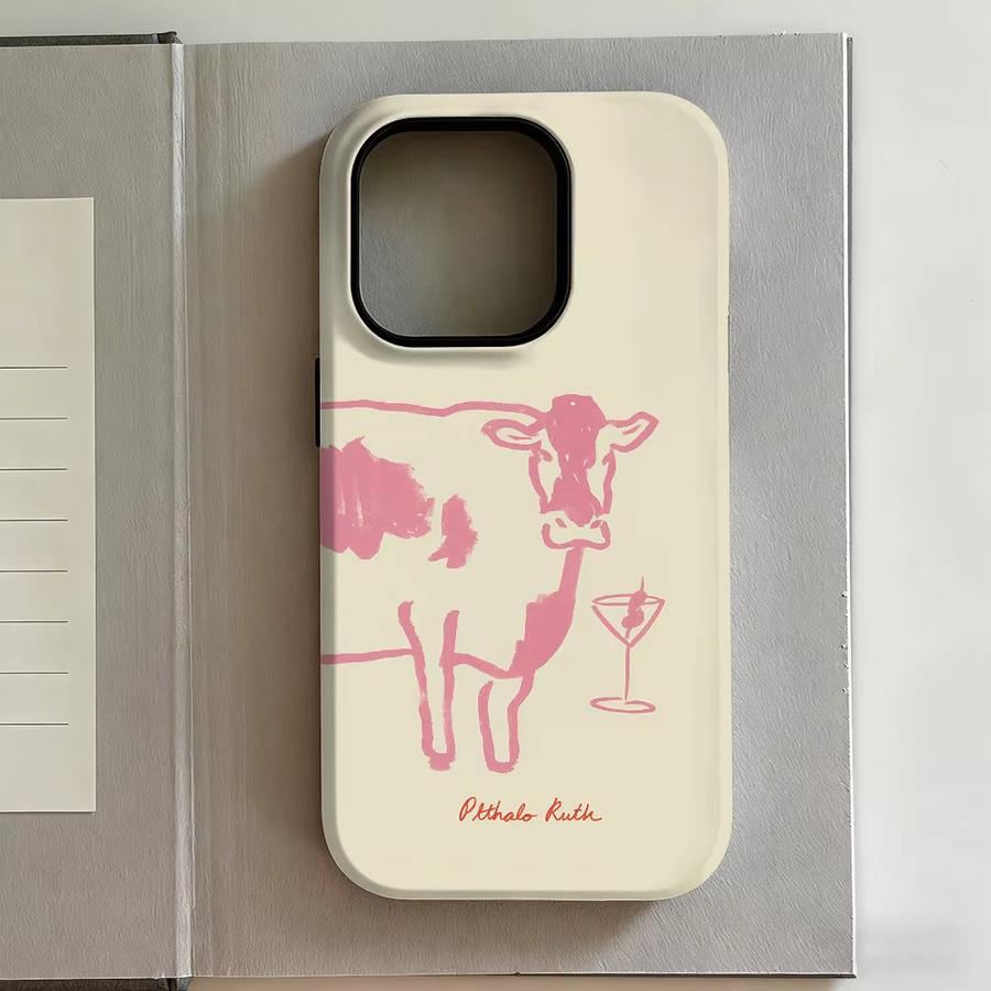 Luxuriöse Handyhülle im Y2K-Stil mit Aufklebern für iPhone 11 bis iPhone 17 Pro Max, Multicolor, Doppelschicht-Schutz - Bild 2