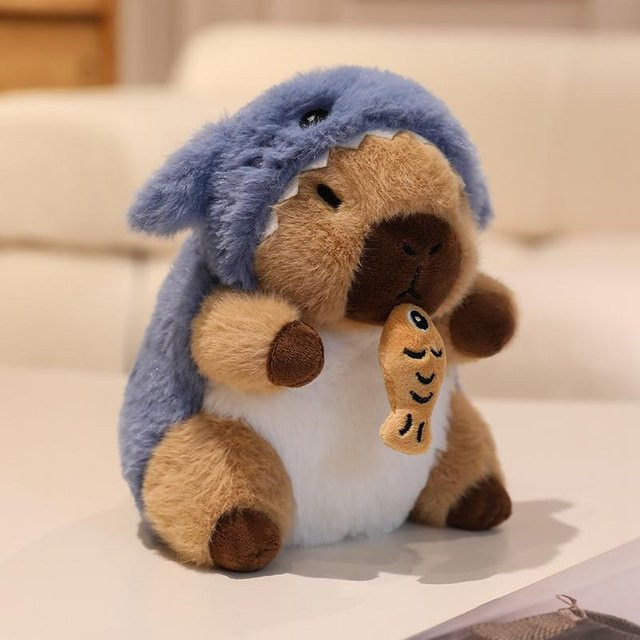 Kidsly Capybara Dinosaurier Hai Schwein Kaninchen Biene, Plüschtiere, 20cm - Bild 1