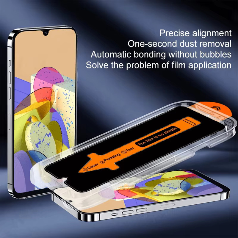 Anti-Spy Privatsphäre Displayschutzfolie aus gehärtetem Glas für Xiaomi Mi 13T Pro 15T 14T 14 13 12T 11T 10T 11 Lite in Transparent - Bild 4