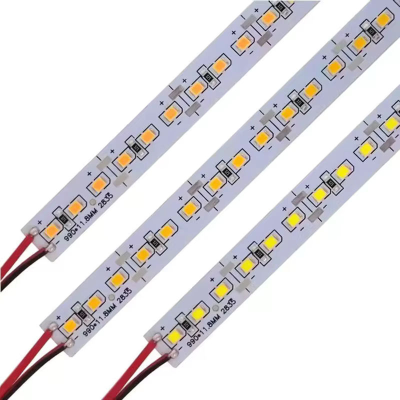 JOYPINJ LED-Hartstreifen Set 10 Stück, 144 LEDs/m, Warmweiß 3000K, für Juweliergeschäftsschrank und Möbel - Bild 2