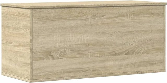 vidaXL Truhe in Sonoma-Eiche mit Soft-Close-Deckel, Farbe: Beige, B/T/H: 100 x 42 x 46 cm - Bild 1