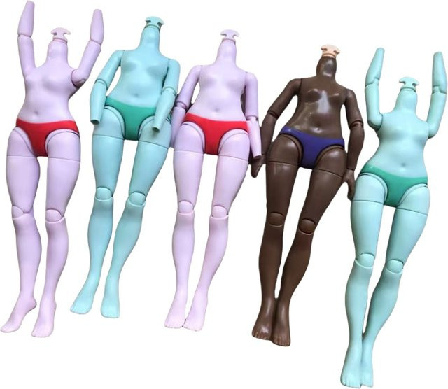 Disney Regenbogen Puppe, Figur, Weiß Schwarz Grün Lila - Bild 1