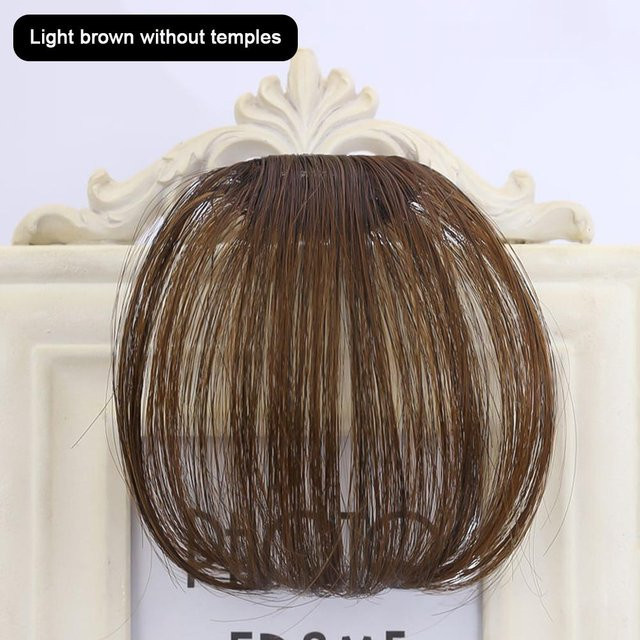 Synthetische Perücke mit Fransen, Light Brown, Damen - Bild 1