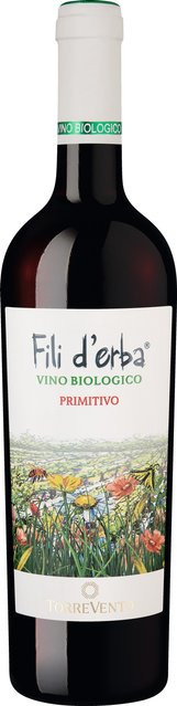 Torrevento Fili d' Erba Primitivo Puglia IGT trocken 2024 Rotwein 0,75 l - Bild 1