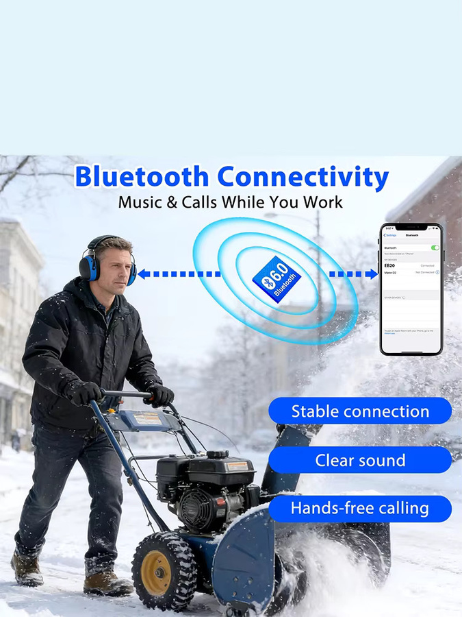 Combat Bluetooth-Kopfhörer NRR28DB Gehörschutz-Ohrenschützer mit Geräuschunterdrückung - Bild 7