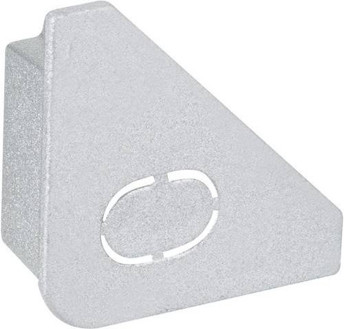 Paulmann Delta Profil-Endkappe aus Kunststoff, 2er-Pack, B: 0,8 cm, H: 2 cm, T: 2 cm - Bild 1