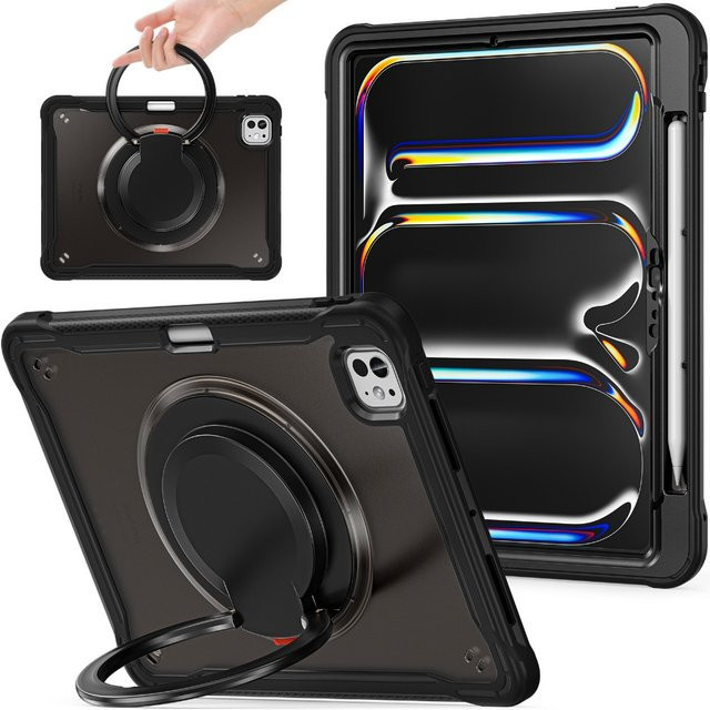Stoßfeste Schutzhülle für iPad Air 11 Zoll, iPad Pro 13 Zoll 2024 und iPad Mini 6 in den Farben Grau, Blau und Schwarz - Bild 1