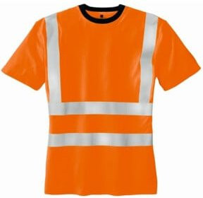 TEXXOR Warnschutz-T-Shirt HOOGE in Orange, Größe XL, nach EN ISO 20471 - Bild 1