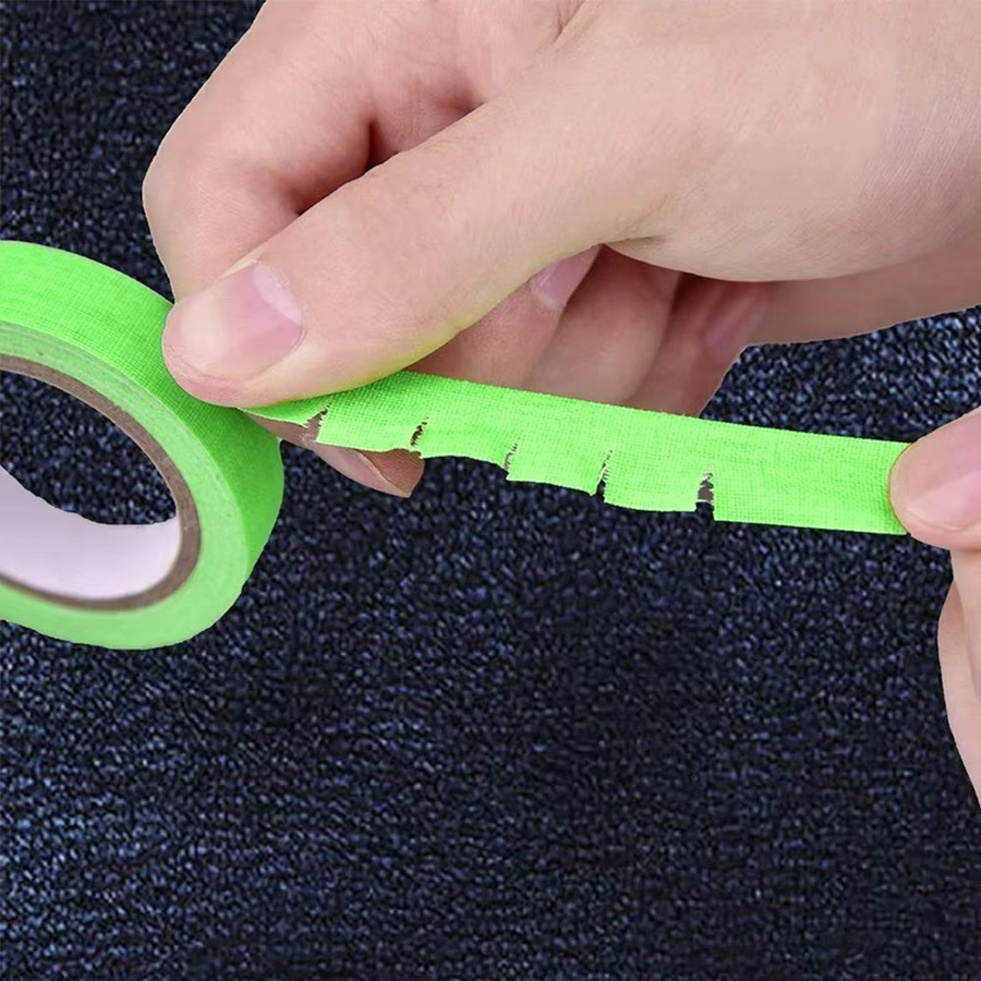 5 Stück selbstklebendes UV-Glüh-Baumwollband in Multicolour als fluoreszierendes Neon-Gaffer zur Sicherheit und Dekoration für Bühne, Party und Heimdekoration - Bild 2