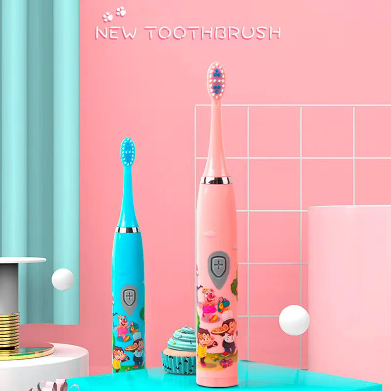 TONGWODE Kinder Elektrische Zahnbürste, Multicolor, USB aufladbar - Bild 2