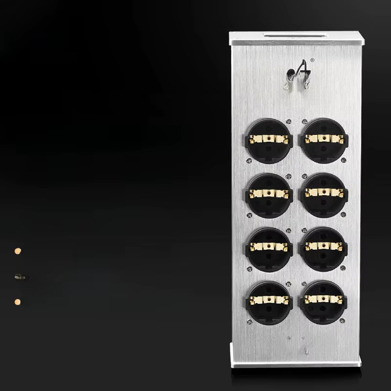 Ataudio HiFi Power Filter mit Blitzschutz und Störungsfreiem Stromreiniger für EU-Netzkabel in Schwarz oder Silber - Bild 6