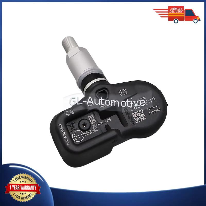 4er-Set GANGLE TPMS Reifendruck-Überwachungssensoren für Toyota Corolla 2007-2018, Farbe: Schwarz, 433MHz, Ersatz für 42607-02030 und 42607-02031 - Bild 2