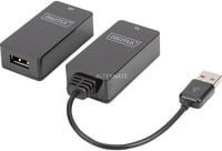 Digitus USB 1.1 CAT Extender-Set über RJ45 Netzwerkkabel, 45 m, Schwarz - Bild 1