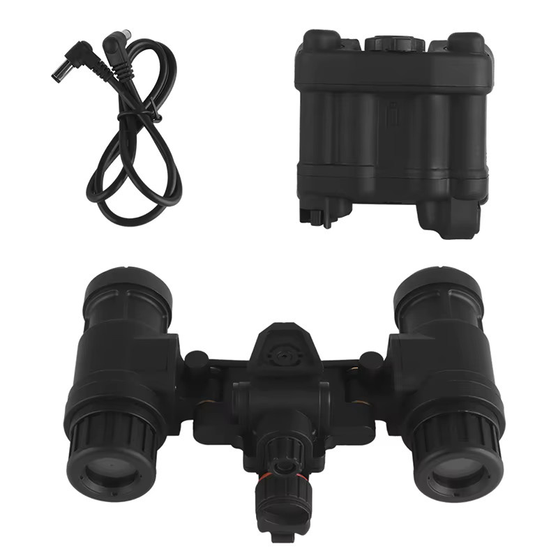 WoSporT AN/PVS31 Fernglas Nachtsicht, Dual-Rohr Brille, Dummy Requisiten, Airsoft Helm Zubehör - Bild 5