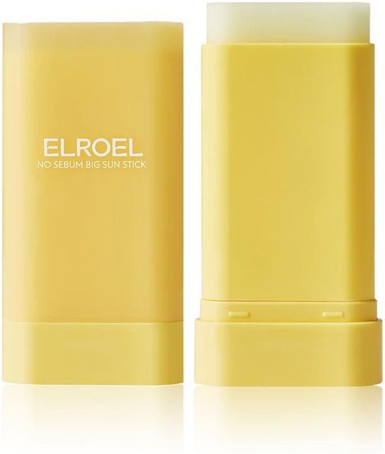ELROEL No Sebum Big Sunstick, LSF 50+, Mattes Finish, 19g - Bild 1