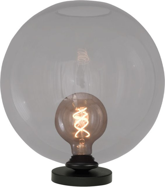 Masterlight Bella 2 Tischleuchte aus Glas in Rauchgrau und Transparent mit E27 Fassung - Bild 1