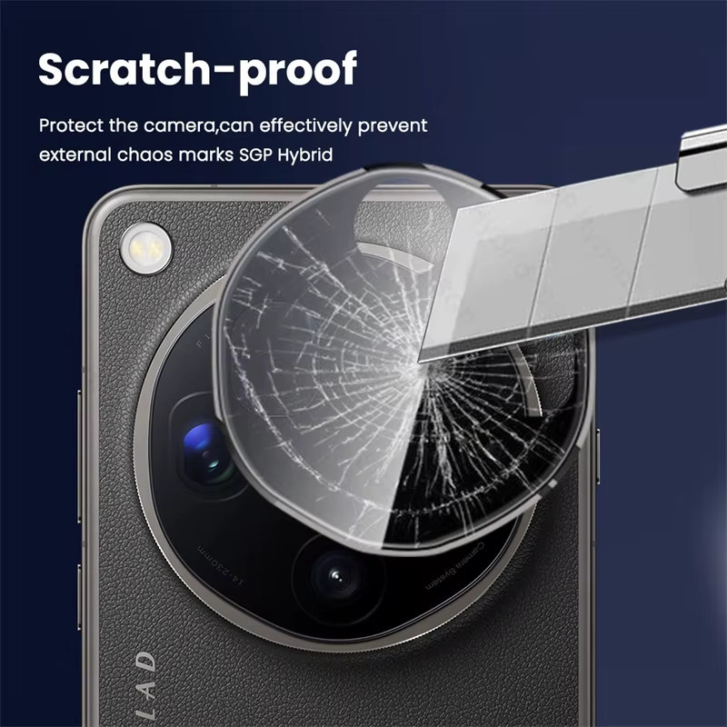 3er-Set Schwarzer 3D Gebogener Kameraschutz aus Gehärtetem Glas für Oppo Find X9 Ultra 5G CPH2841 6,82 Zoll Rücklinsen-Schutzfolie - Bild 3